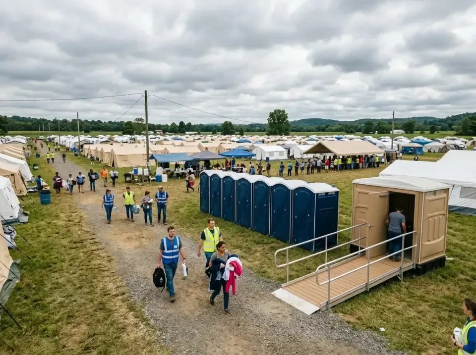 disaster-relief-camp-restrooms-010 — frequently asked questions, Dumpster & Portable Bathrooms Rental in La Plata, MD